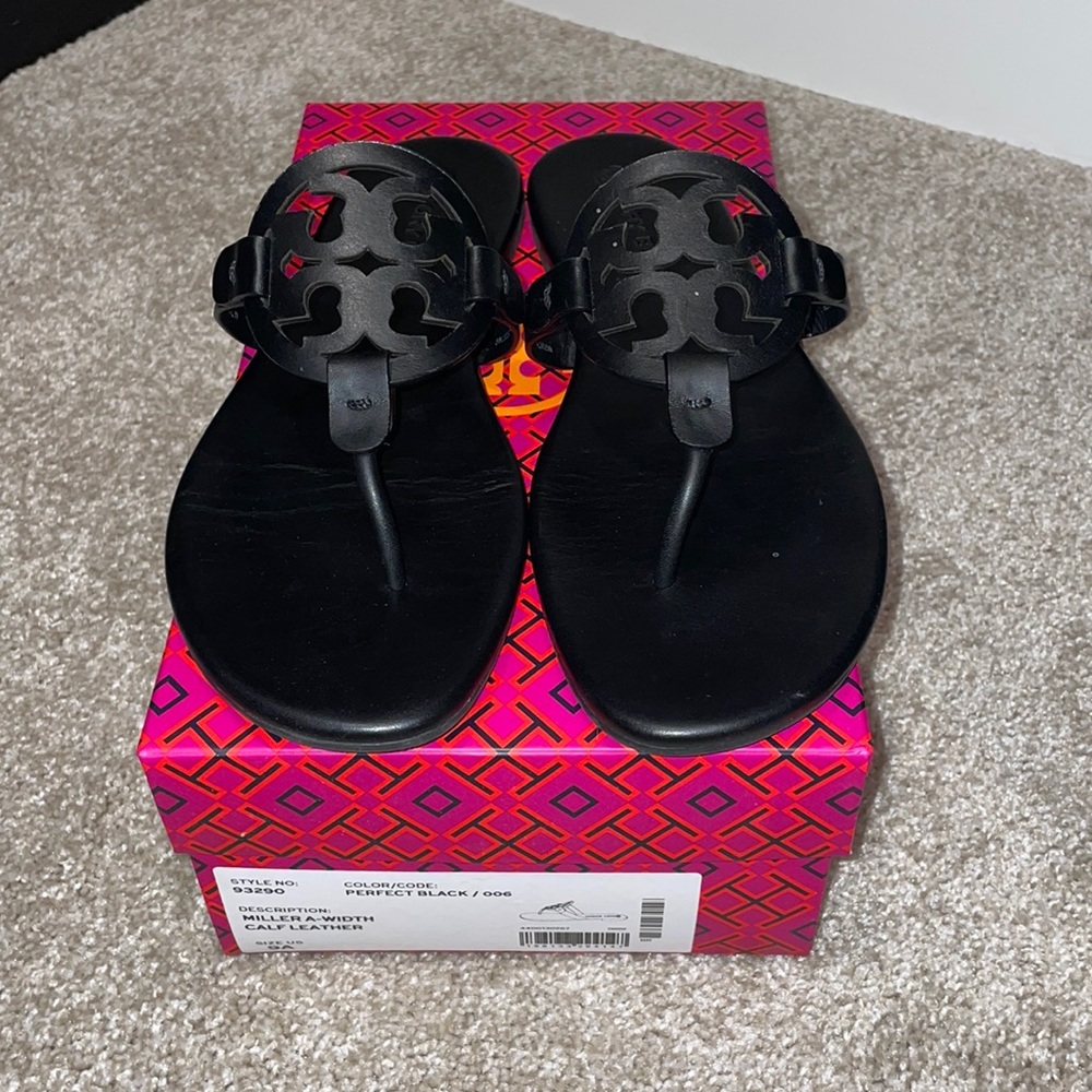 Tory Burch Miller sandals. Newest version- Soft sandal